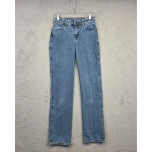 Wrangler Jeans Womens 4 Stretch Straight Leg Mid Rise Rodeo Cowgirl Western Fit